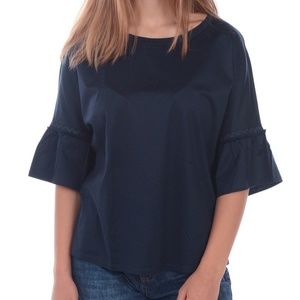 NWOT Max Mara Short-Sleeved Round-Neck Top Size: M